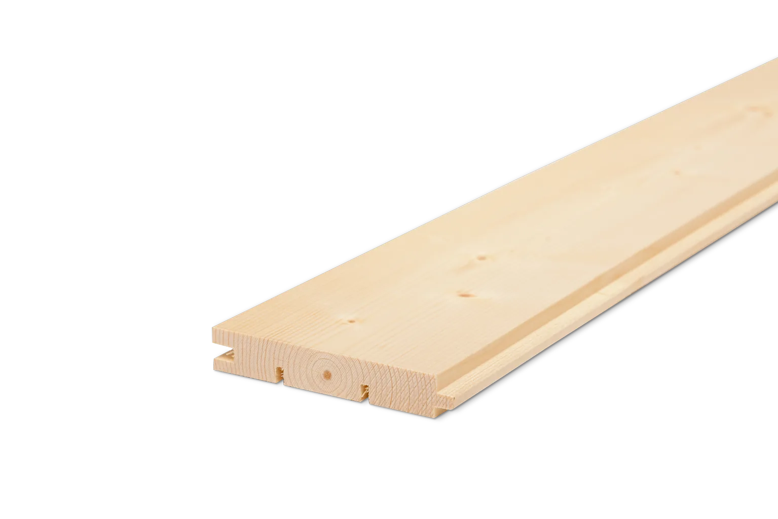 Lucfenyő hajópadló 19 x 116 x 4000 mm (AB VEH) járó profil